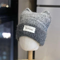 Cat Ear Knit Beanie - DippedShop Wholesale - #9283