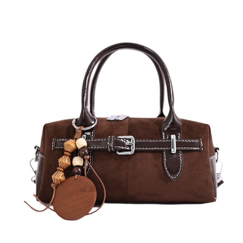 Trendy Suede Solid Color Crossbody Bag 6W10BBG1862