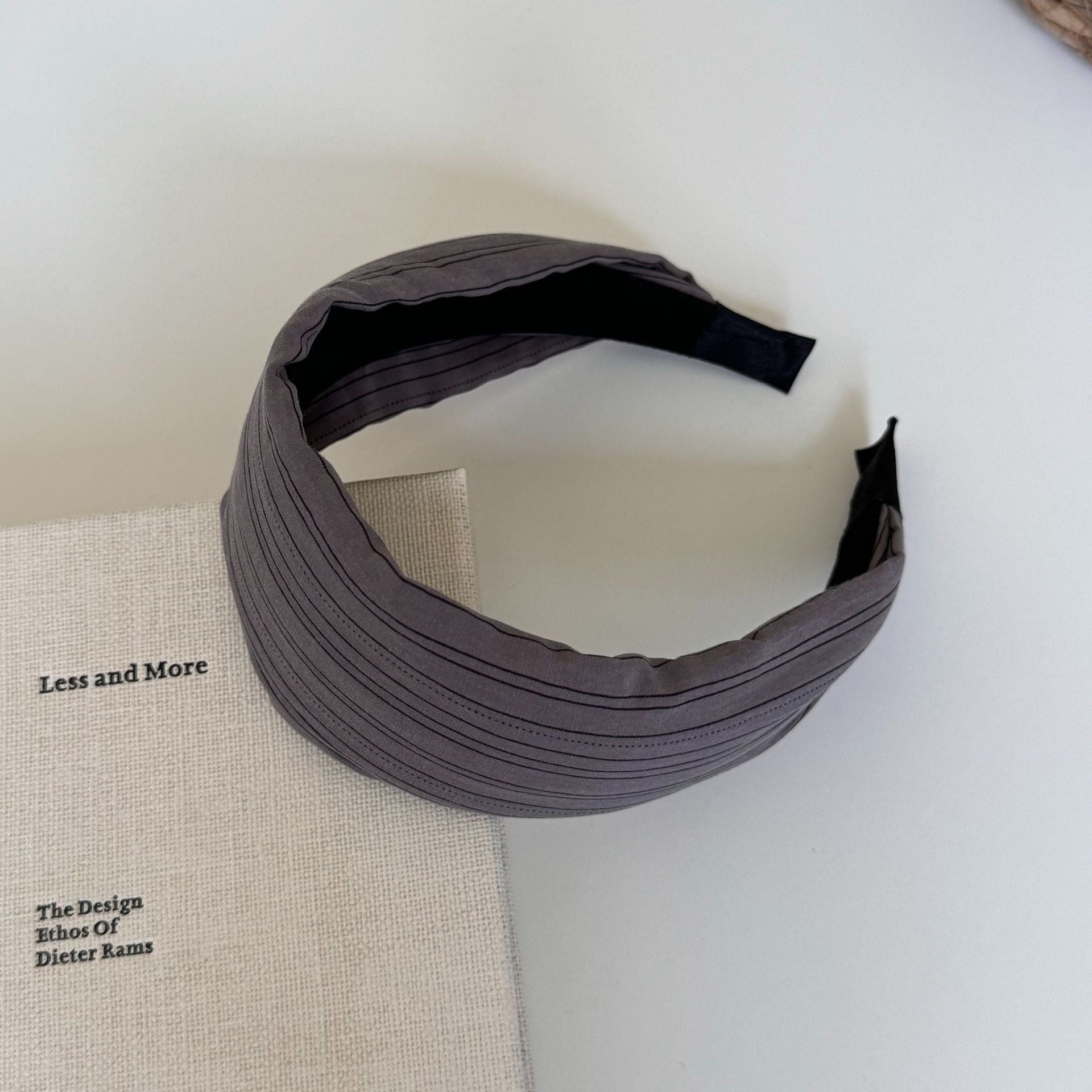 Fashion Striped Color Block Fabric Wide Headband 6W6HBD301