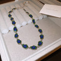 Chic Rhinestone Geometry Shape Choker Necklace 6W6JNC923