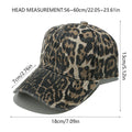 Simple Leopard Print Versatile Baseball Cap 6W6HAT810