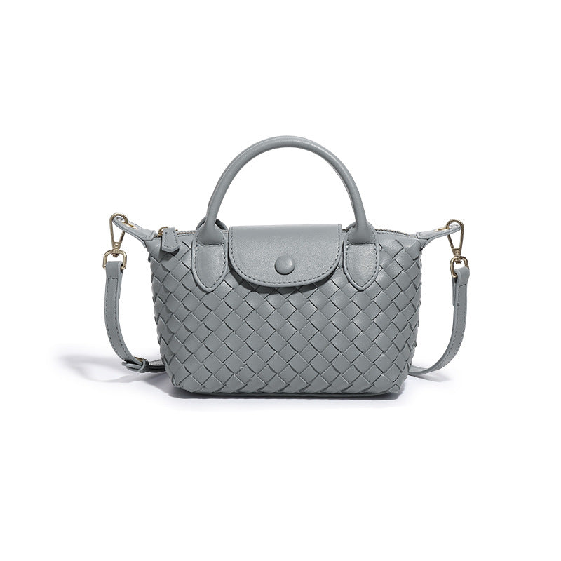 Trendy Handmade Woven Dumpling Crossbody Bag 6W10BBG2422