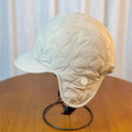 Quilted Puffer Trapper Hat - DippedShop Wholesale - #7379
