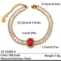 Fashion Gold Plated Cubic Zirc - DippedShop Wholesale - #0947