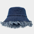 Frayed Wide Brim Bucket Hat - DippedShop Wholesale - #0867