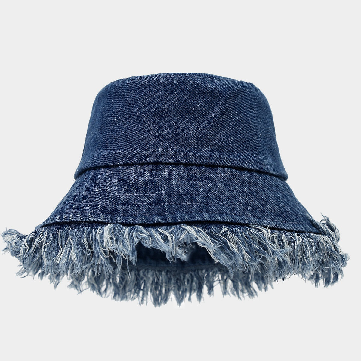 Frayed Wide Brim Bucket Hat - DippedShop Wholesale - #0867