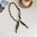 Retro Polka Dots Beaded Scarf Necklace MK2BLW6W6NSI61