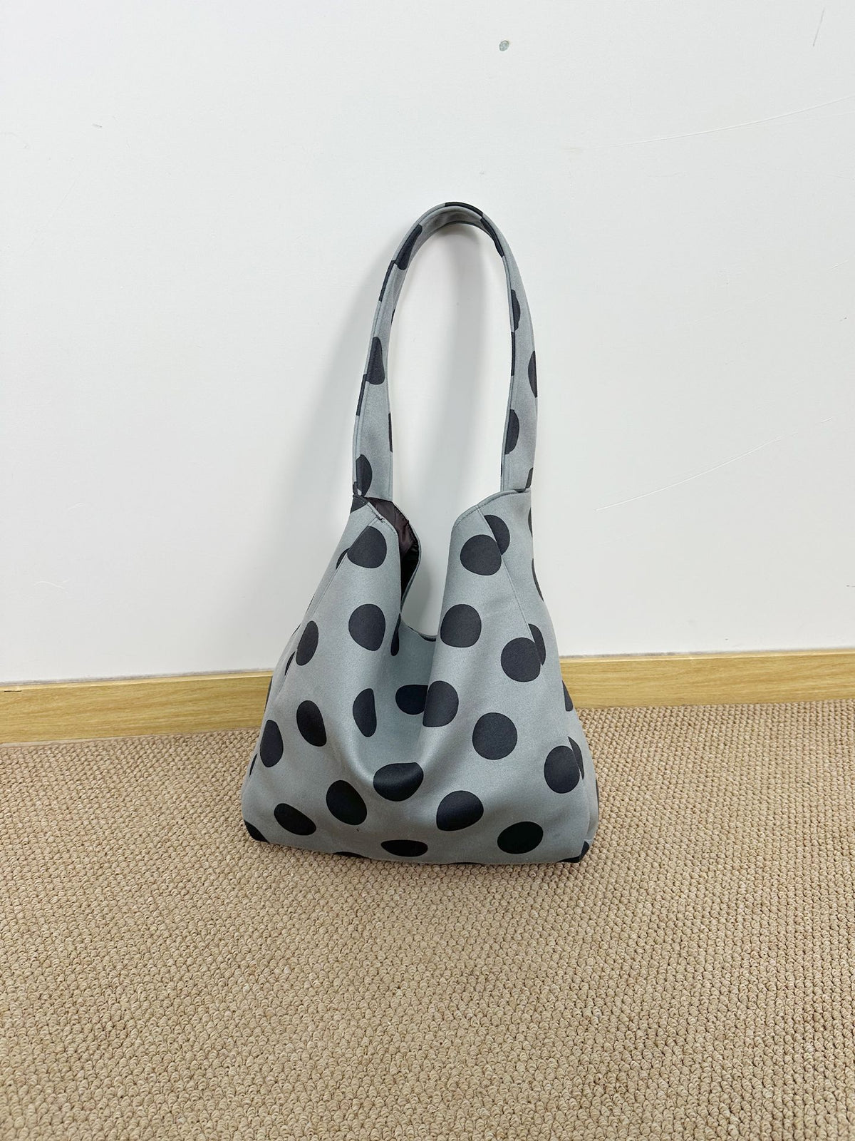 Plush Polka Dot Shoulder Bag - DippedShop Wholesale - #7219