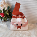 Cute Santa Claus Christmas Knitted Wrist Bag 6W10BOB1345