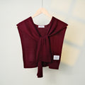 Casual Solid Color Sweater Knit Shawl Wrap 6W6NSC60