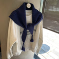 Knit Triangle Scarf Shawl - DippedShop Wholesale - #7107
