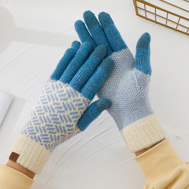 Knit Touchscreen Gloves - DippedShop Wholesale - #1235