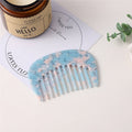Mini Color Block Square Acetate Portable Combs MK2PPM6CT5CB49