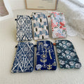 Stylish Floral Embroidery Lightweight Sunglasses Case MK2BLC6S13HSY74