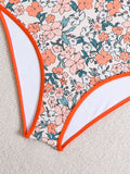 Sexy Floral One-Piece Swimsuit - DippedShop Wholesale - #3859
