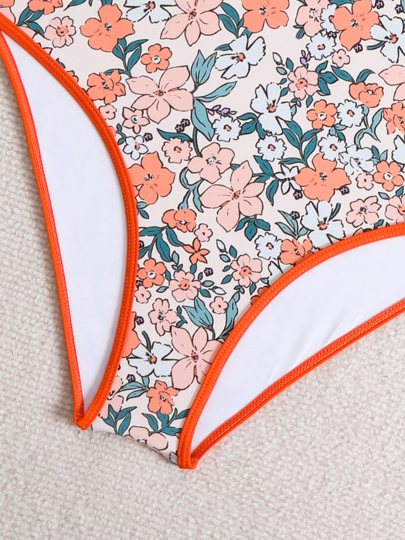 Sexy Floral One-Piece Swimsuit - DippedShop Wholesale - #3859