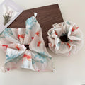 Elegant Goldfish Print Square Elastic Hair Scrunchies MK2BW6W6HSR72