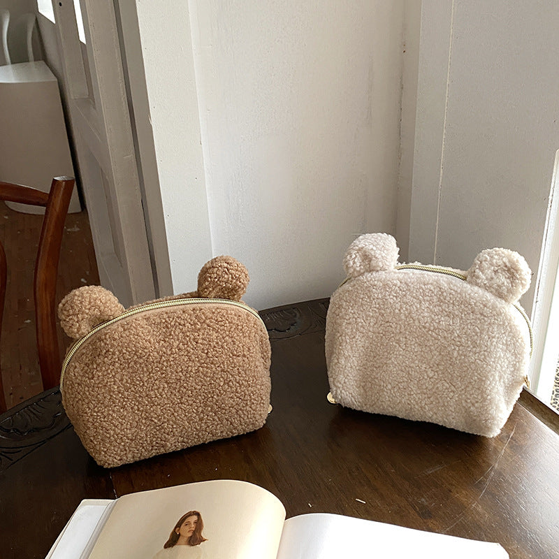 Cute Plush Cosmetic Bag - DippedShop Wholesale - #8803