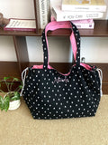 Stylish Star Reversible Drawstring Tote Bag MK2BLW6W10BBG568