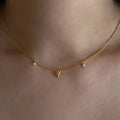 Elegant Gold Plated Eight-Pointed Star Bracelets 6W6JBR483