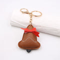 Cute 3D Leather Bell Keychain Bag Charm 6W10BBC704