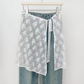 Lace Tie Side Wrap Skirt - DippedShop Wholesale - #6547