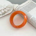 Trendy Geometric Resin Round W - DippedShop Wholesale - #1859