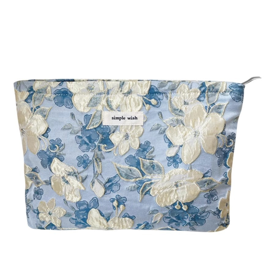 Flower Embossed Makeup Bag - DippedShop Wholesale - #4499
