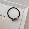 Minimalist Acetate Leopard Bowknot Hair Tie MK2BLW6W6HHT10