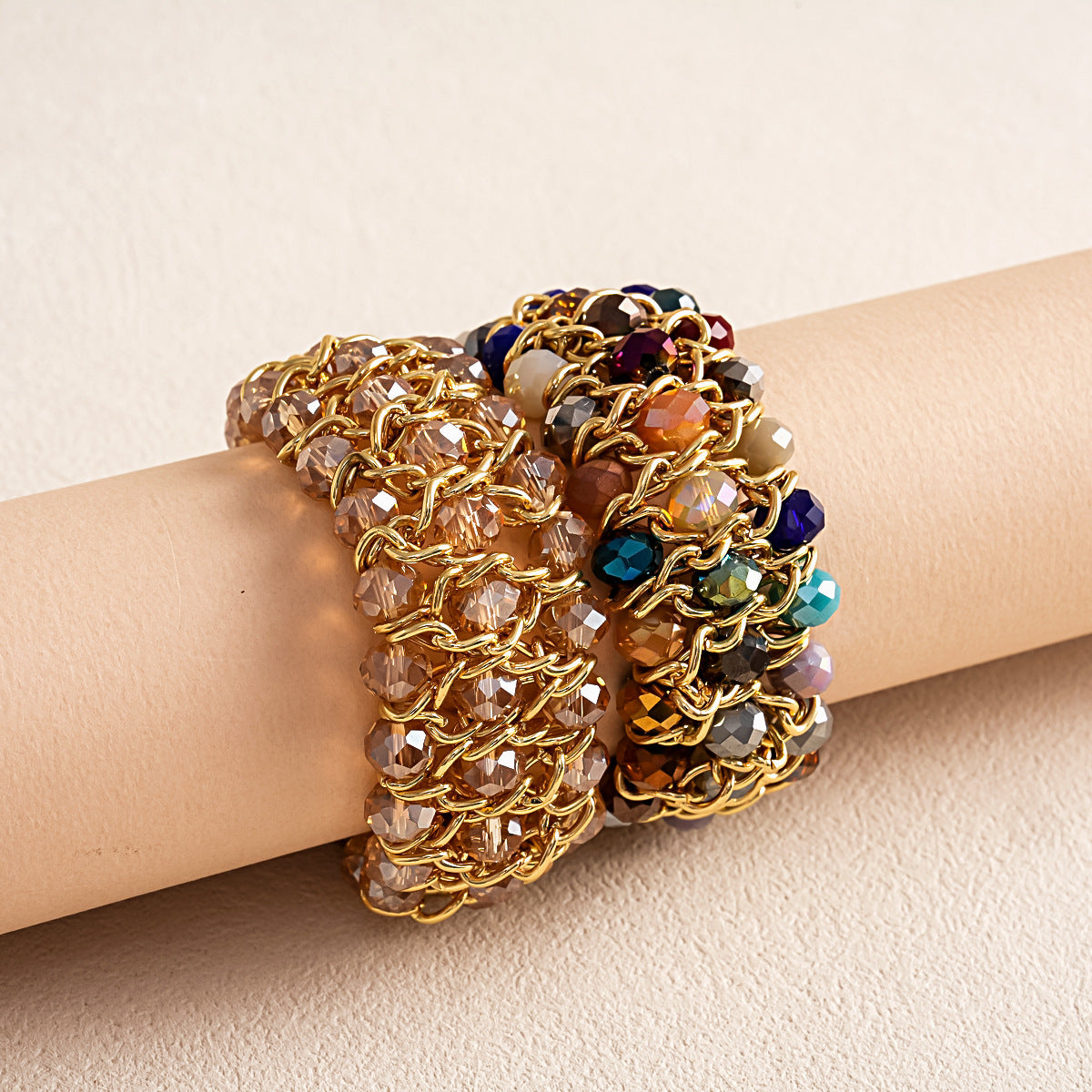 Luxury Gold Plated Coloured Glaze Bracelets 6W6JBR494