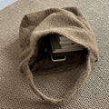 Retro Woolen Large Capacity Commute Tote Bag 6W10BBG2490