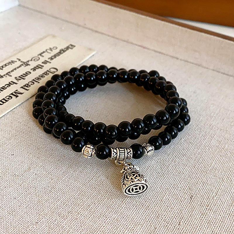 Natural Stones Beads Chain Adjustable Bracelet 6W6JBR723