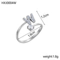 Simple Gold Plated Rhinestone - DippedShop Wholesale - #9843