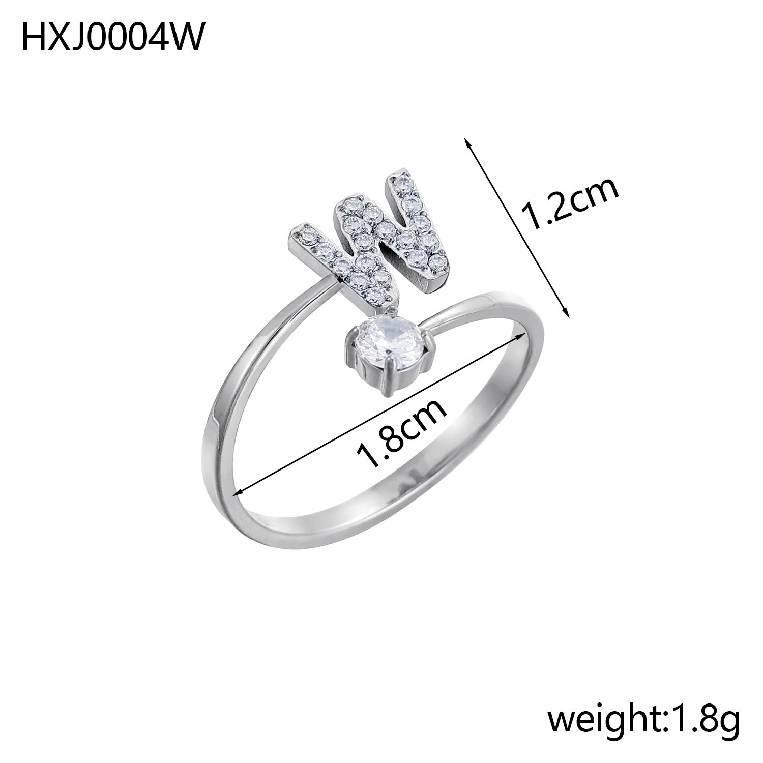 Simple Gold Plated Rhinestone - DippedShop Wholesale - #9843