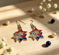 Retro Butterfly Pendant Rhinestones Hook Earring 8ZA6JER194L
