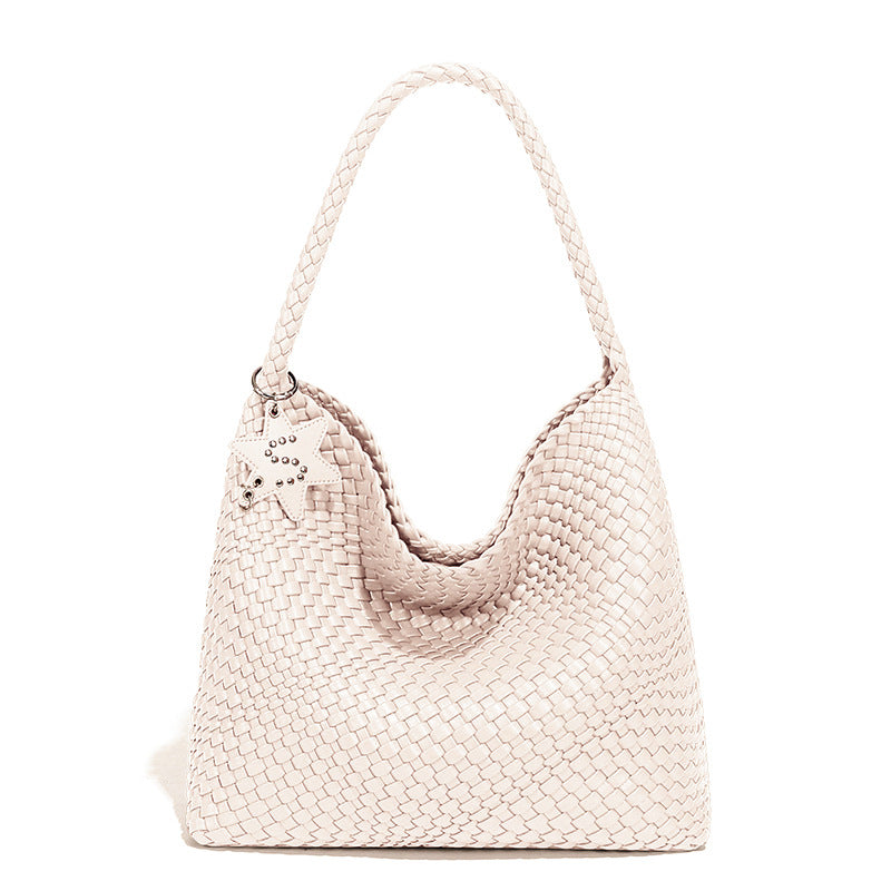 Large Woven Commuter Tote - DippedShop Wholesale - #6995