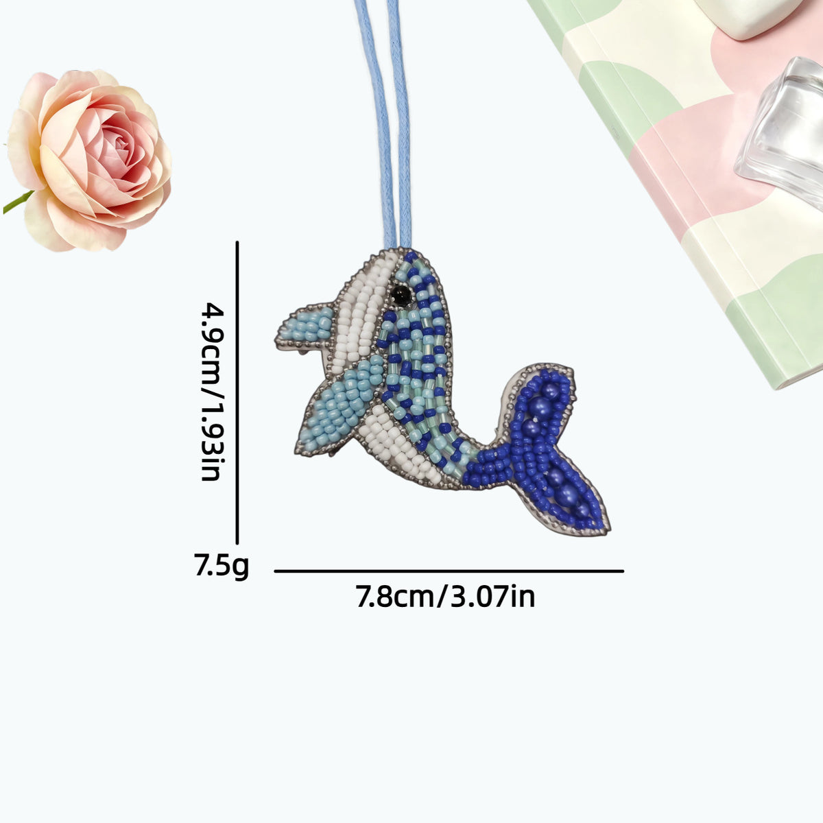 Creative Handmade Beads Jellyfish Bag Charm 6W10BBC799