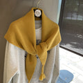Knit Triangle Scarf Shawl - DippedShop Wholesale - #3715
