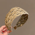Woven Wide Headband - DippedShop Wholesale - #4675