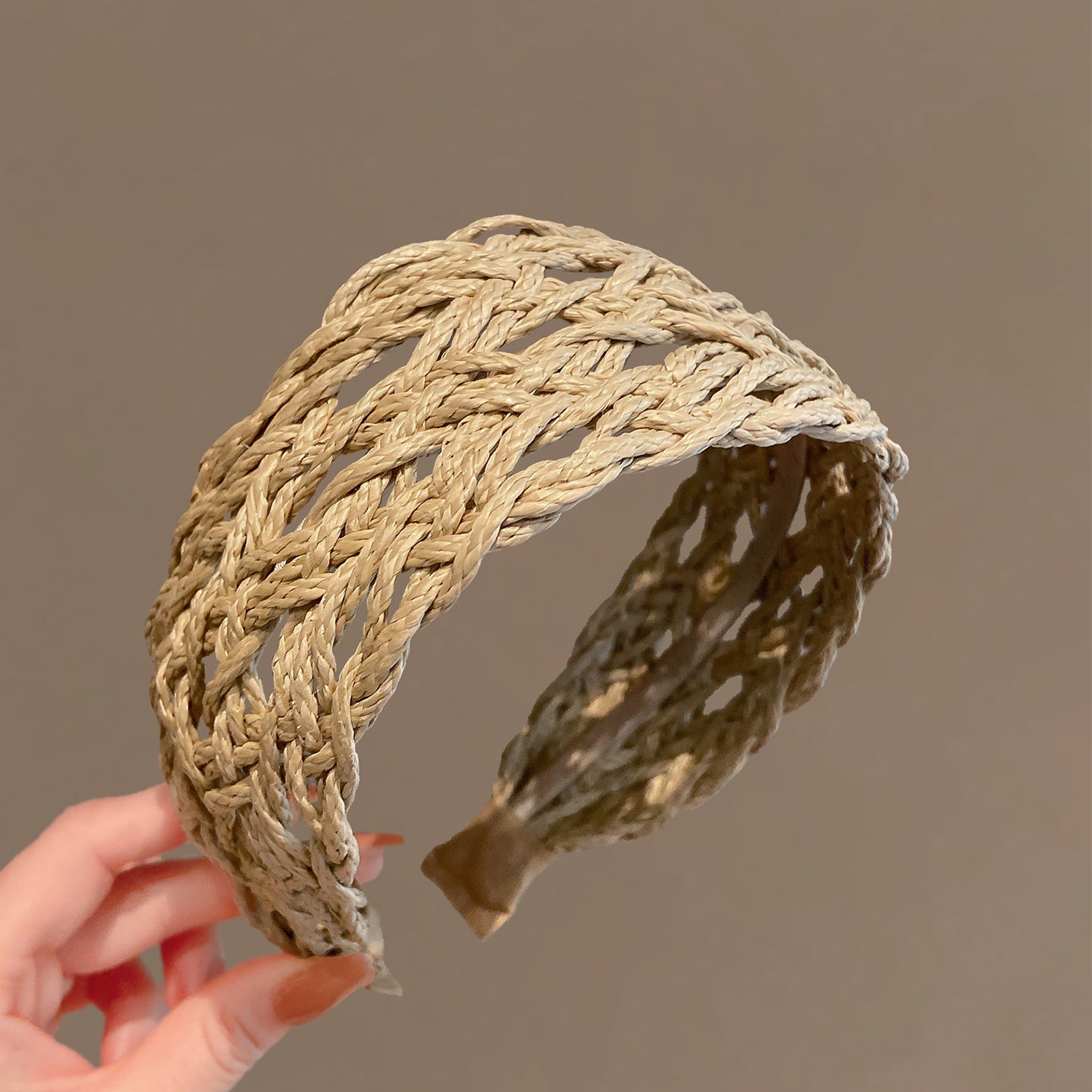 Woven Wide Headband - DippedShop Wholesale - #4675