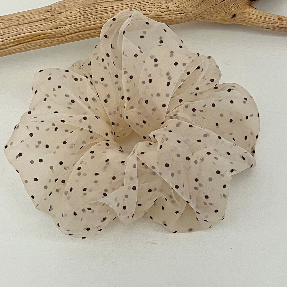 Polka Dot Mesh Organza Scrunchie 6W6HSR462
