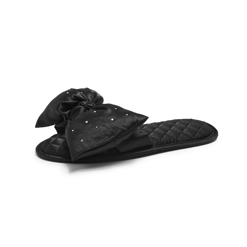 Rhinestone Bow Slippers - DippedShop Wholesale - #4563