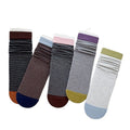 Color Block Striped Crew Socks - DippedShop Wholesale - #3779