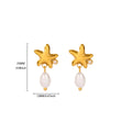 Gold Plated Star Stud Earrings - DippedShop Wholesale - #6803