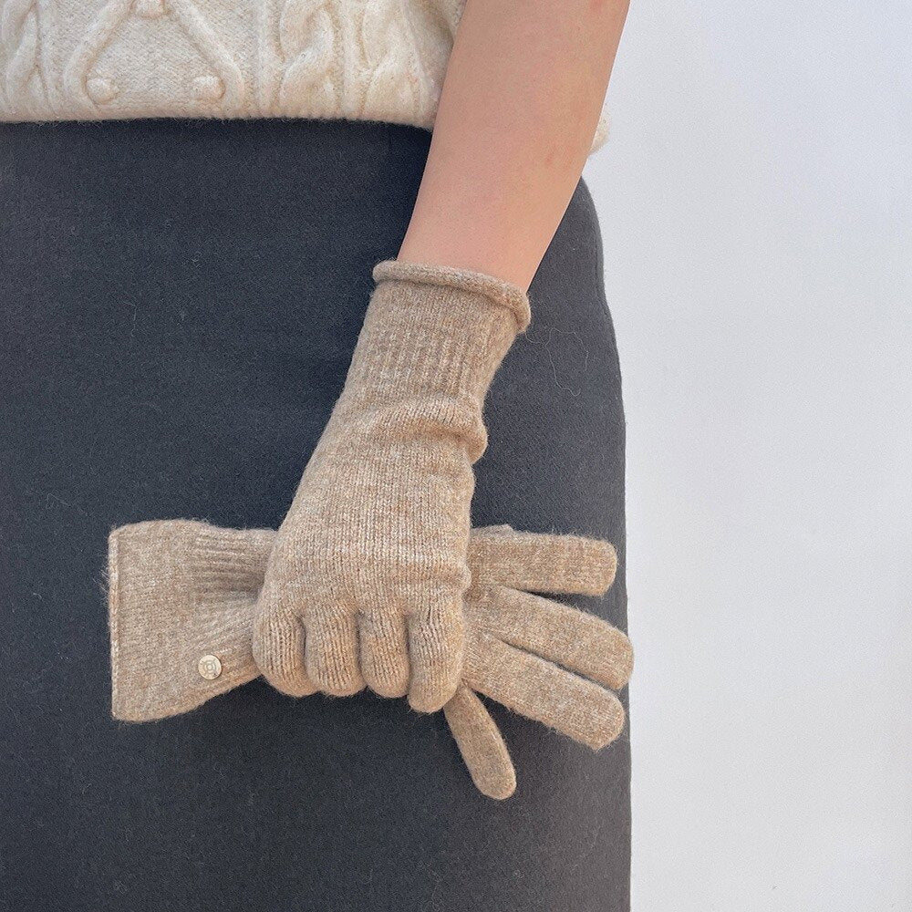 Wool Blend Winter Gloves - DippedShop Wholesale - #9539