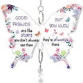 Colorful Butterfly Crystal Bead Wind Chime Suncatcher 6H7HLS215