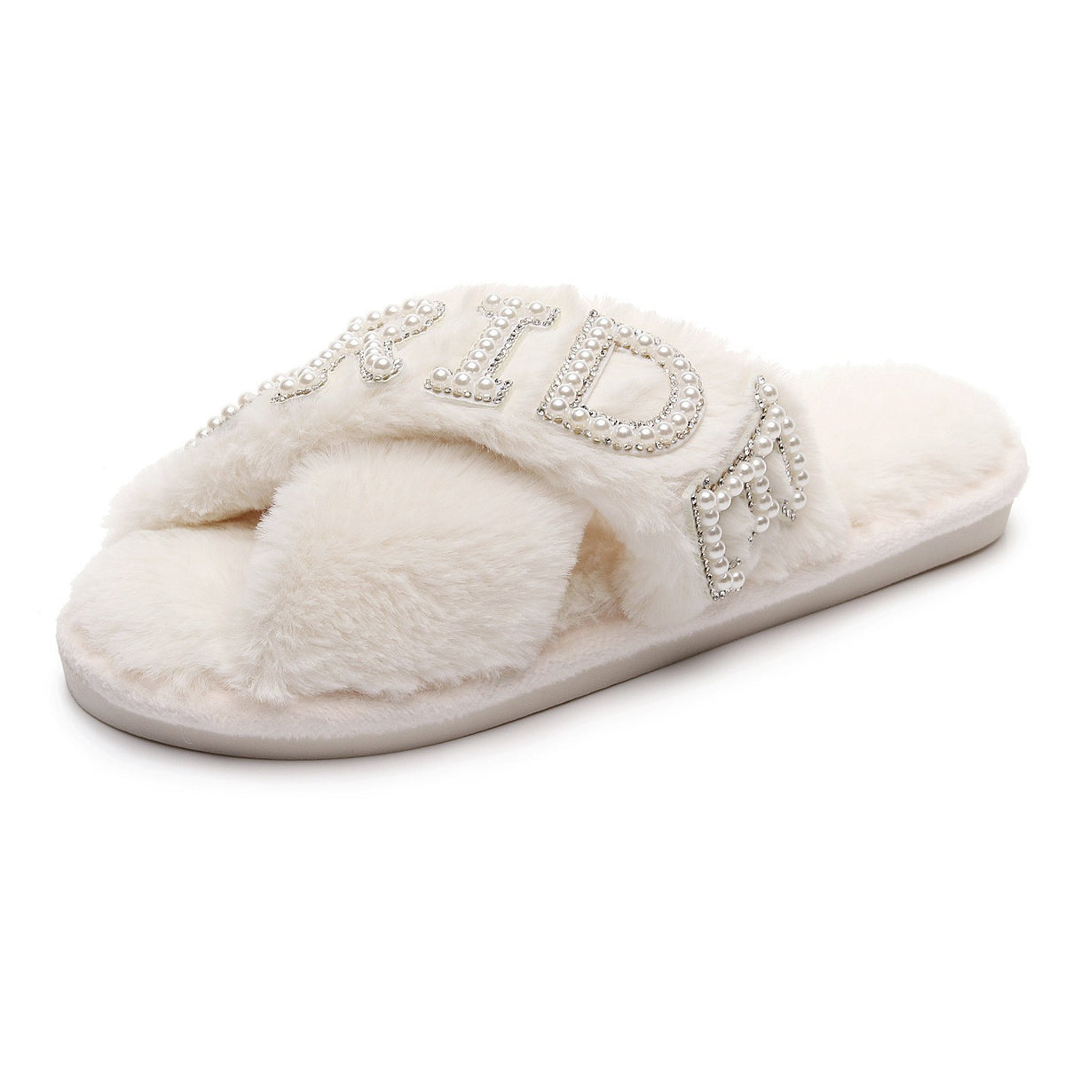 Rhinestone Bride Slippers - DippedShop Wholesale - #6995