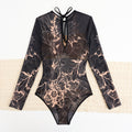 Retro Long Sleeve Rash Guard - DippedShop Wholesale - #6803
