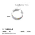 Floral Bow Open Ring - DippedShop Wholesale - #1587