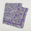 Sweet Butterfly Print Solid Color Silk Scarf 6W6NSI263
